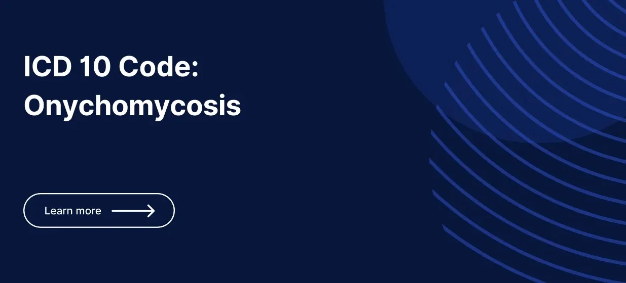 ICD 10 Code for Onychomycosis