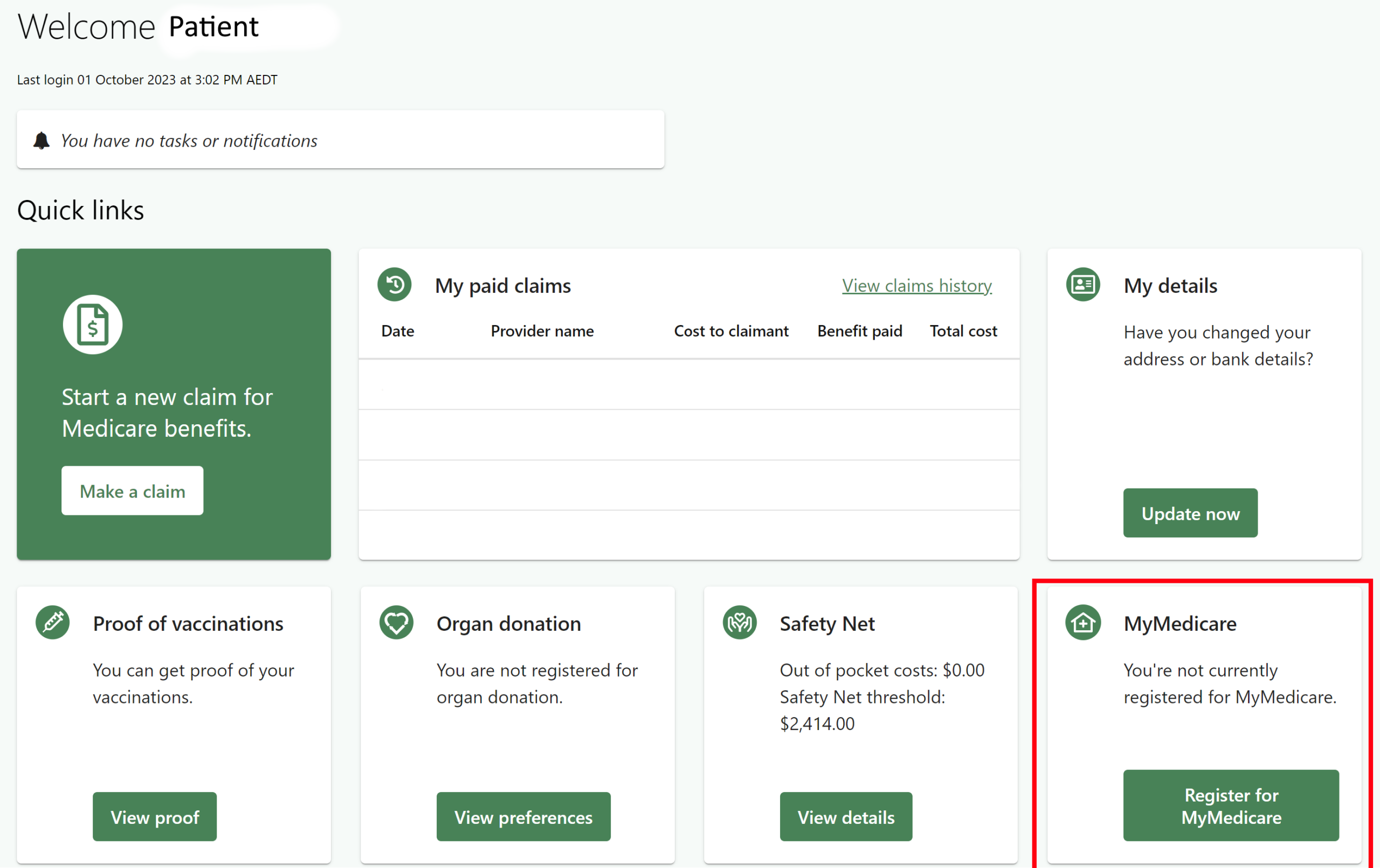 MyMedicare Login