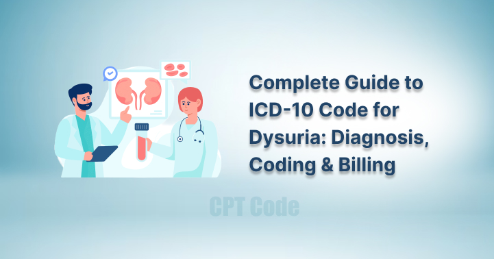 dysuria icd 10